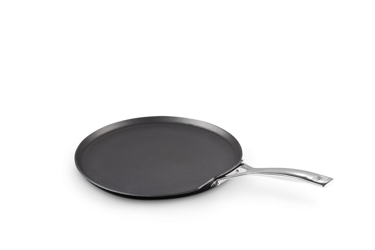 Le Creuset Non-Stick Aluminum Crepe Pan, 24 cm, Black