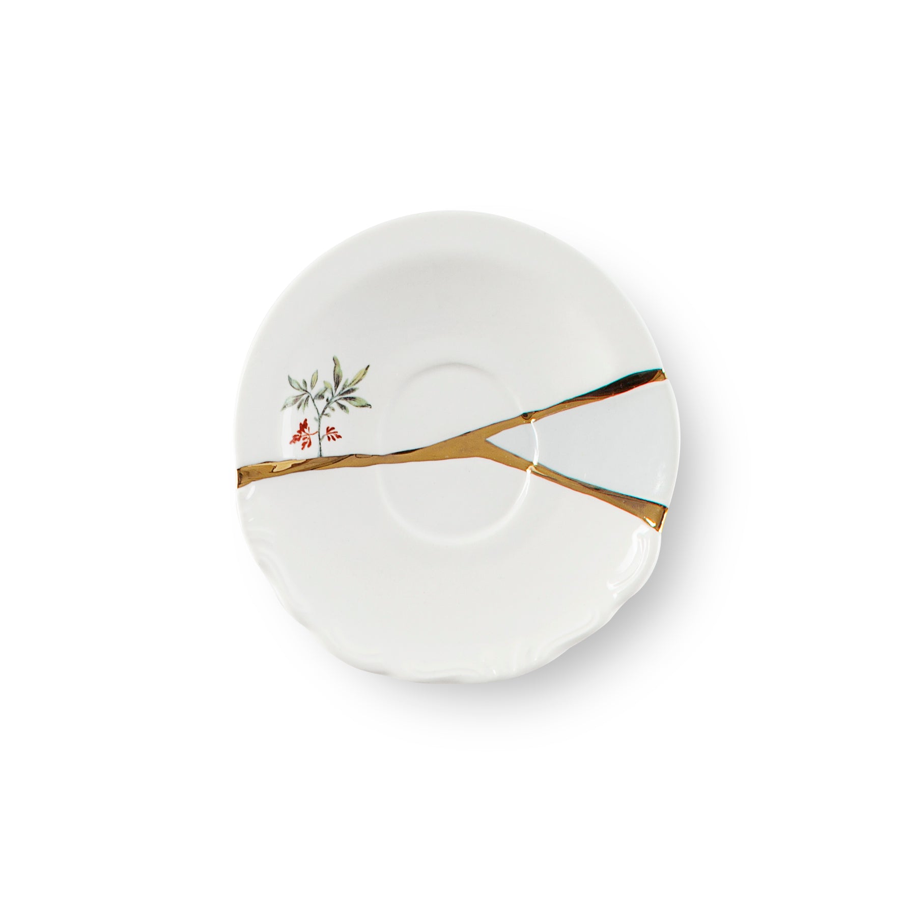 Seletti Kintsugi n°3 Coffee cup and saucer in porcelain