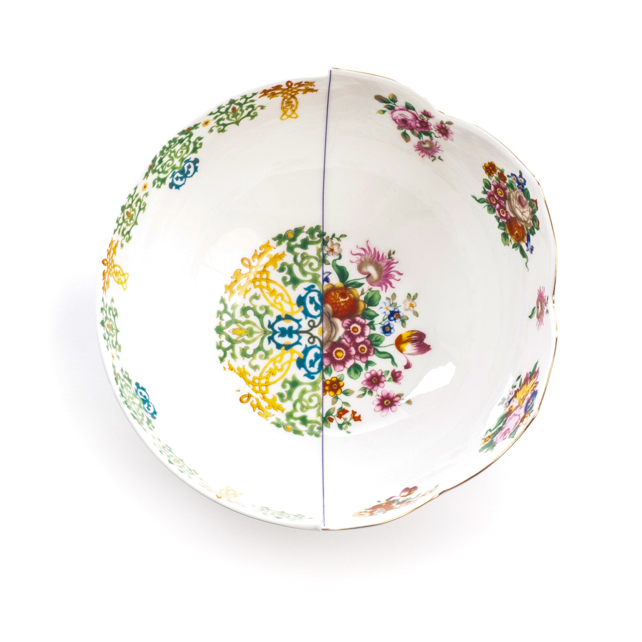 Seletti Hybrid Zaira Porcelain salad bowl