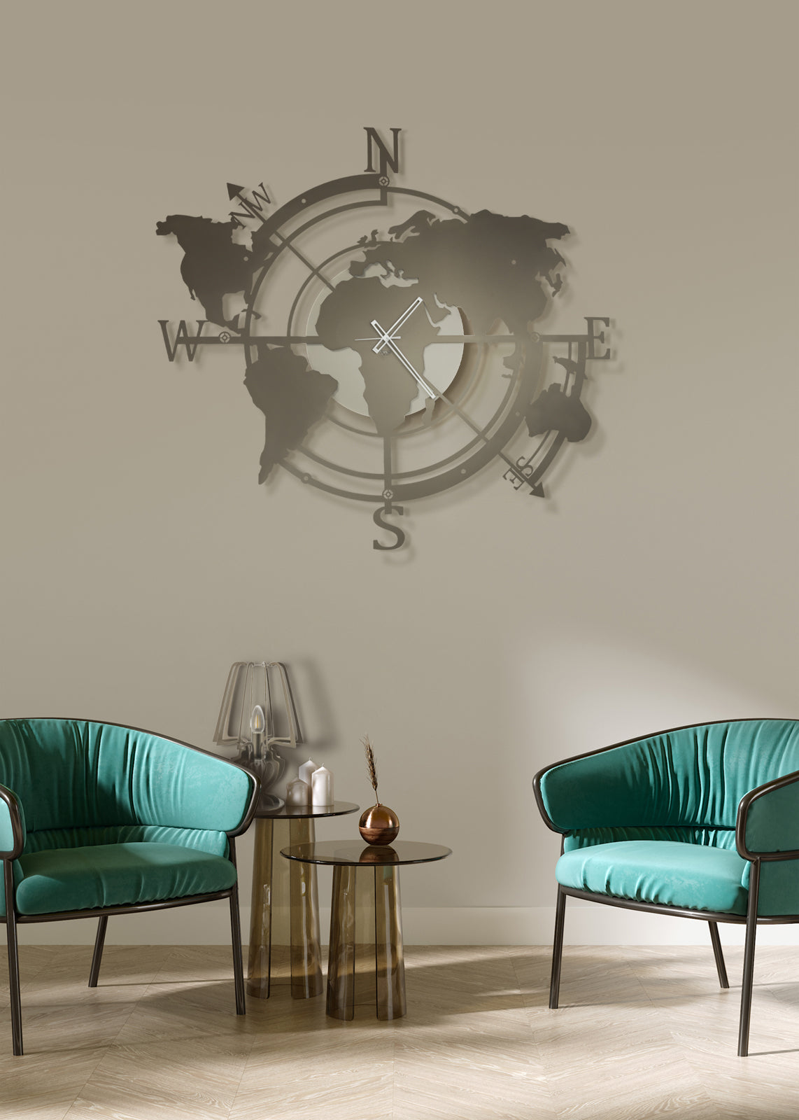 Arti &amp; Mestieri Planisphere large wall clock