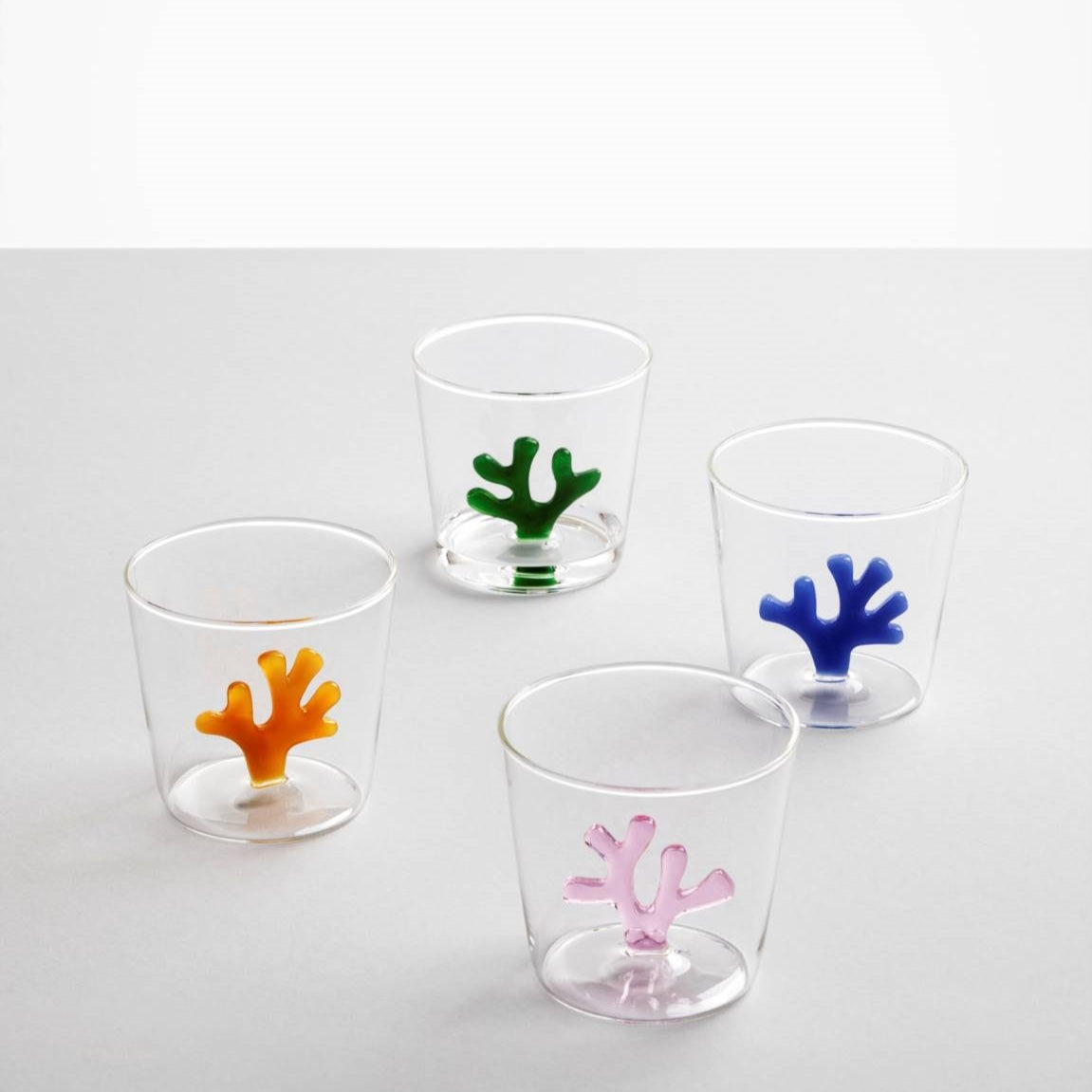 Ichendorf Coral Reef Set 6 Water Glasses assorted decorations