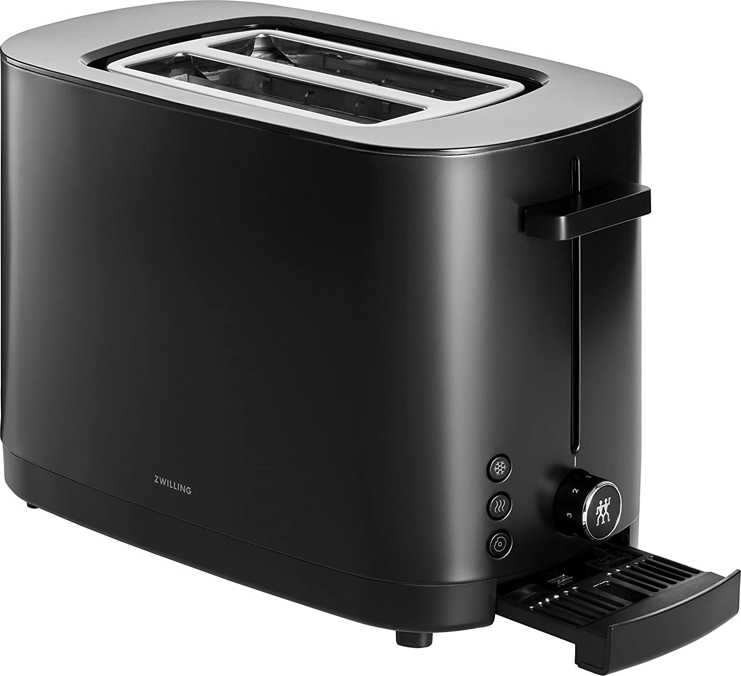 Zwilling Enfinigy 2 Compartment Toaster, Black
