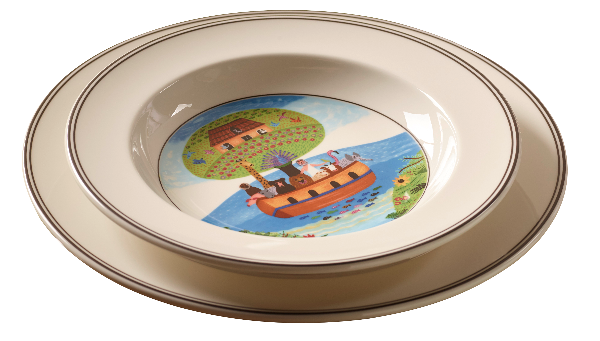 Villeroy & Boch Design Naif set 18 pezzi per 6 persone, composto da: 6 piatti piani, 6 piatti fondi, 6 piatti dessert