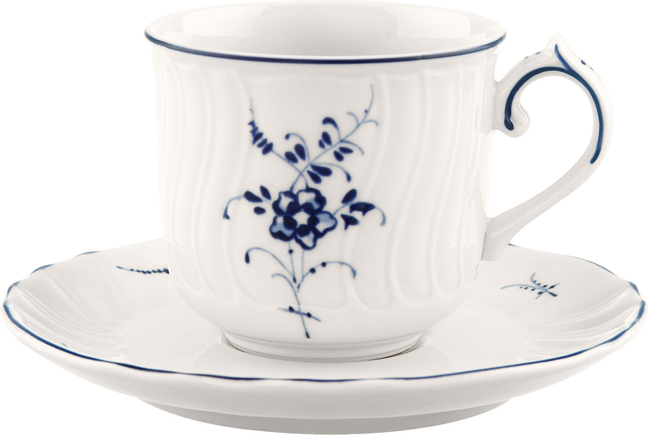 Villeroy &amp; Boch Old Luxembourg Espresso cup with saucer, Set of 6 Pieces