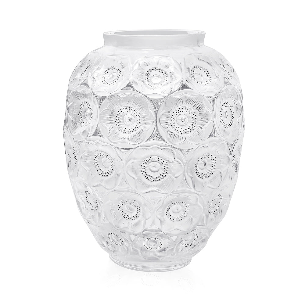 Lalique Anemones Große Vase