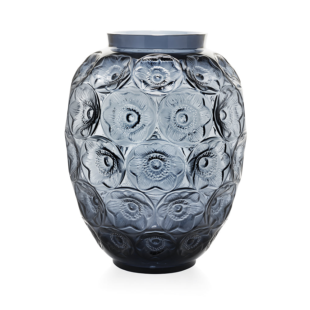 Lalique Vaso Anemones Grand Vase
