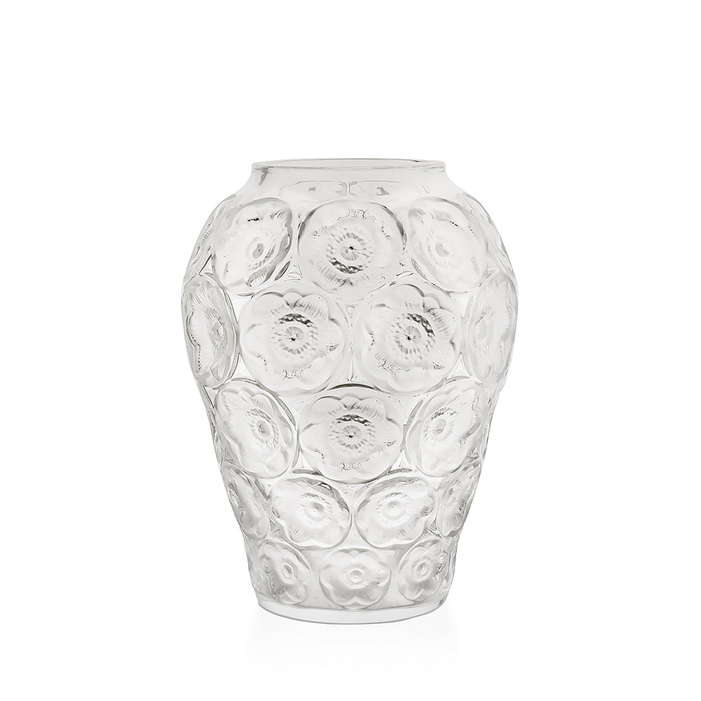 Lalique Anemones Vase