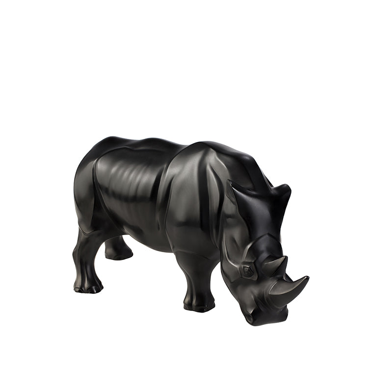 Lalique Rhino Sculpture