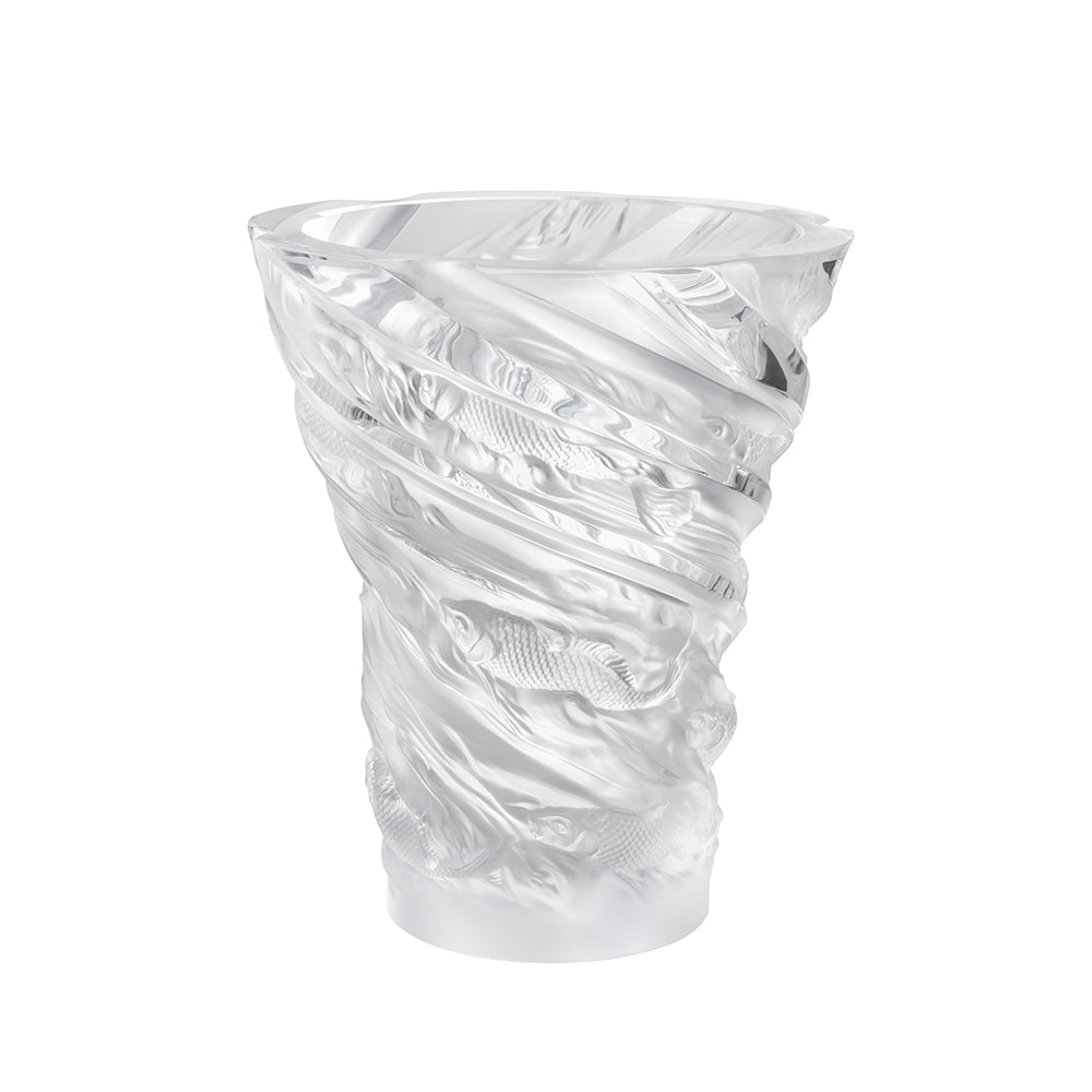Lalique Carpes Koi-Vase