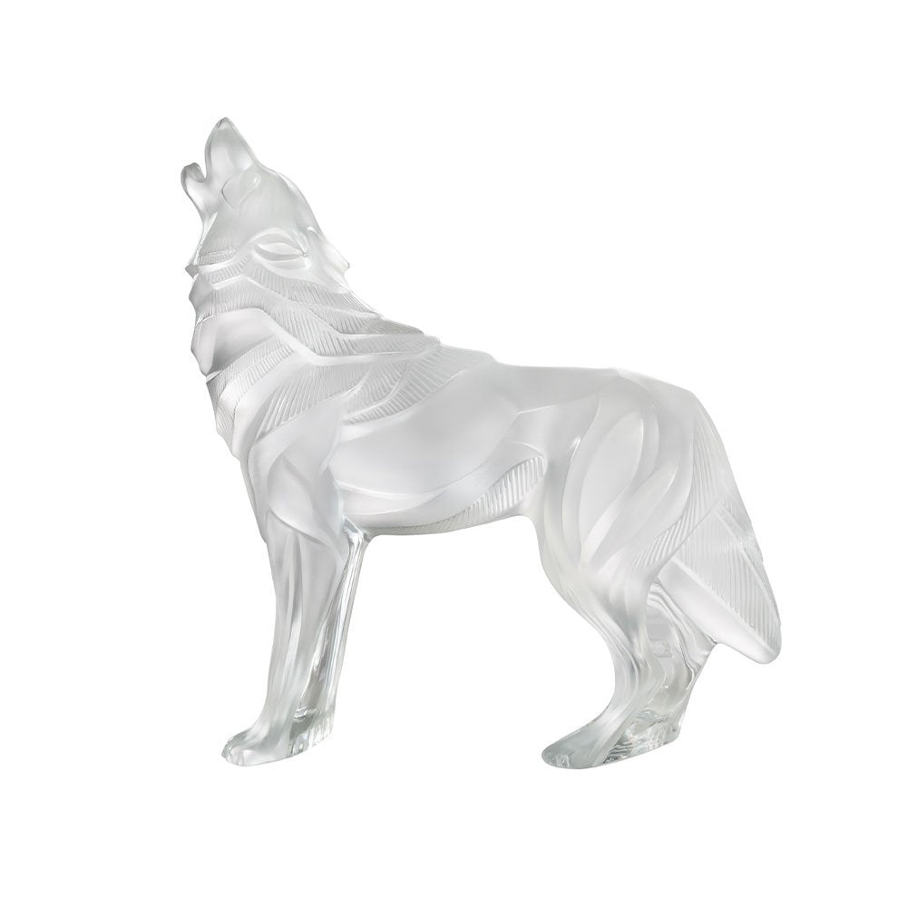 Lalique Wolf-Skulptur