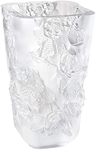 Lalique Vaso Pivoine GM Clear Crystal