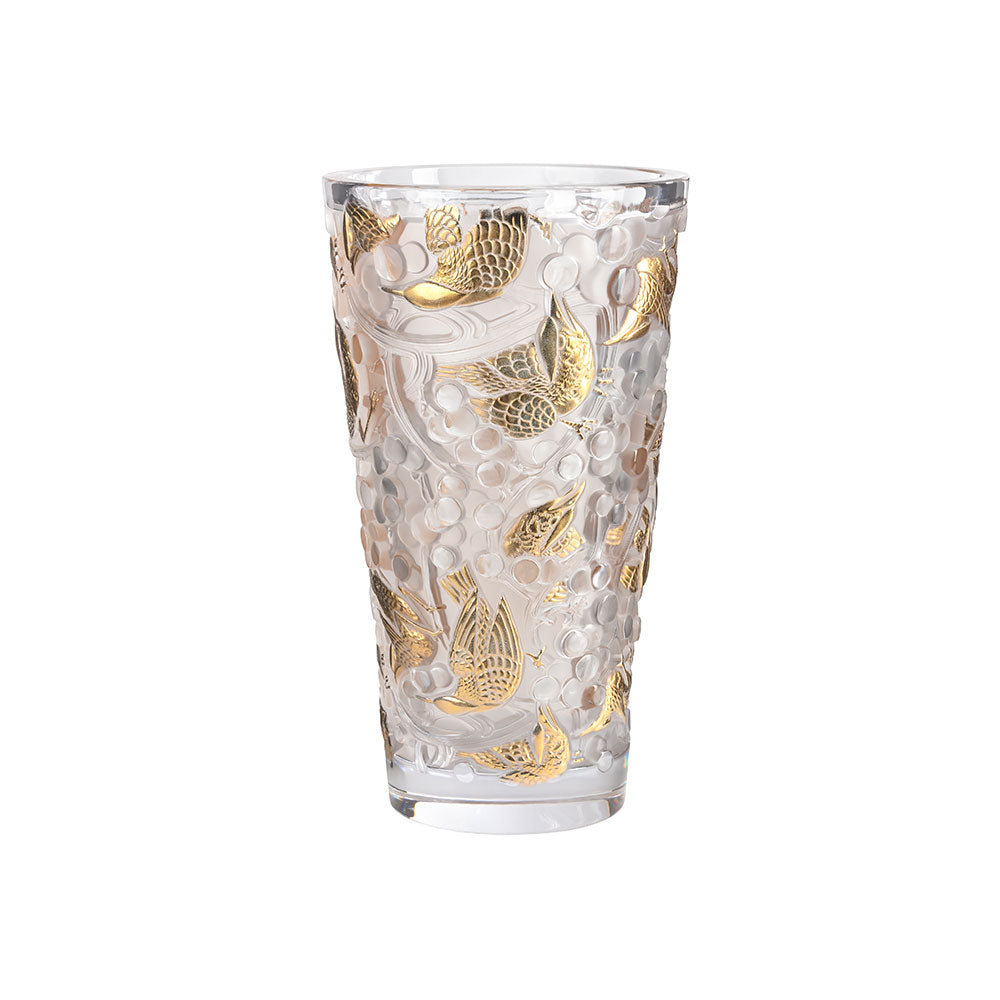 Lalique Merles Et Raisins Große Vase