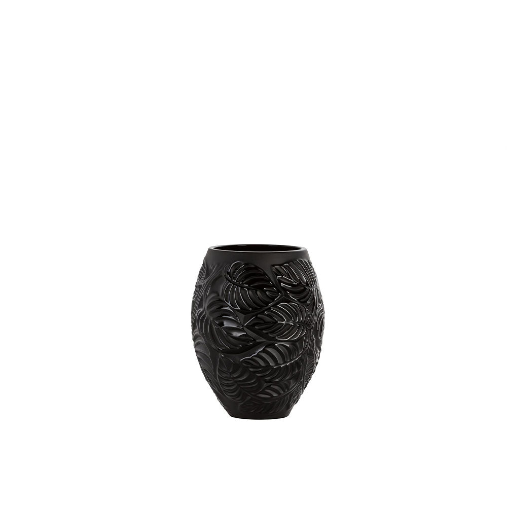 Lalique Vaso Feuilles Vase
