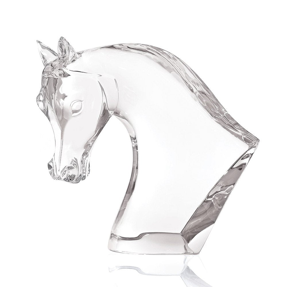Lalique Horse Head Sculpture