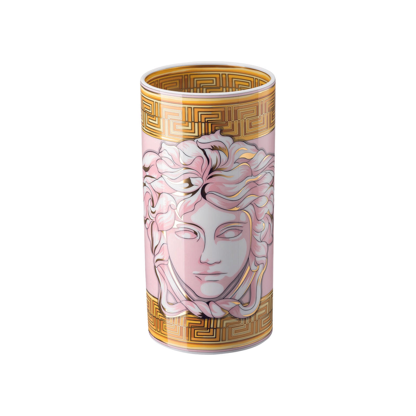 Versace Medusa Amplified Vase 24cm Pink Coin