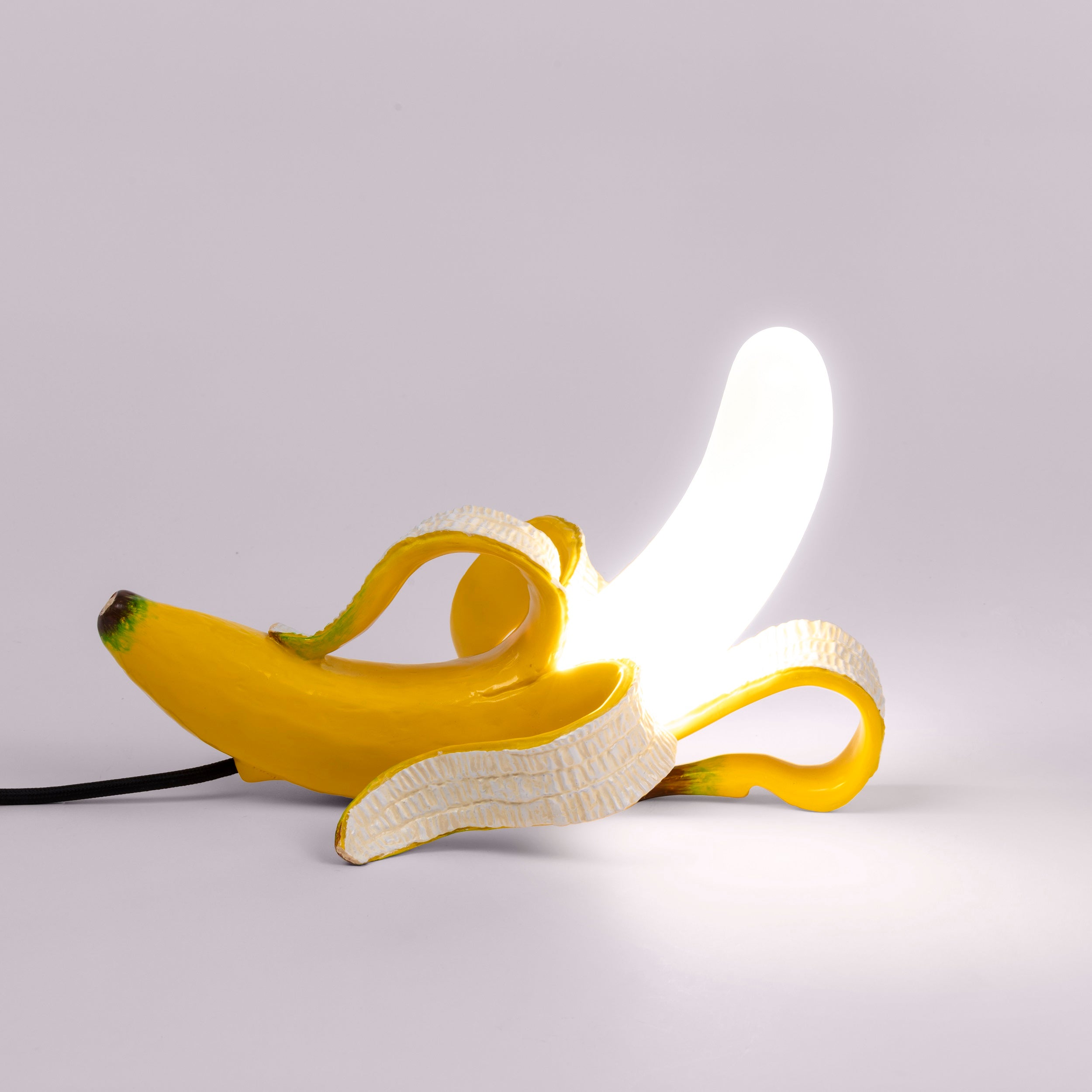 Seletti Banana Lamp Huey Lampe aus Kunstharz und Glas