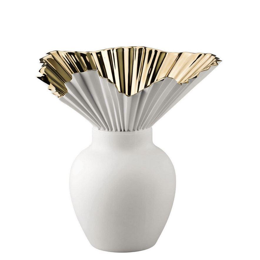 Rosenthal Falda Weiss Vase, 27 cm