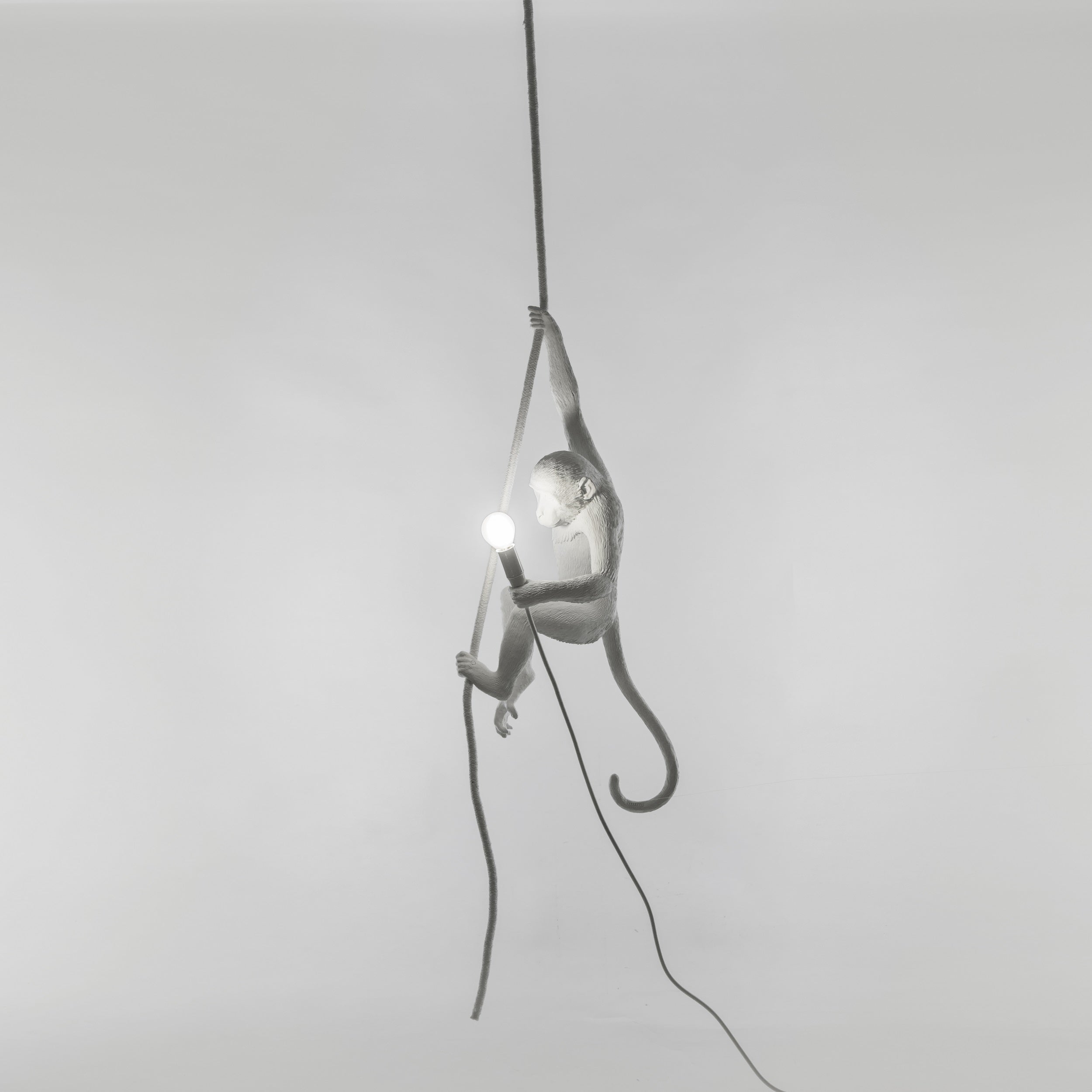 Seletti Monkey Lamp Lampada in resina - versione da soffitto