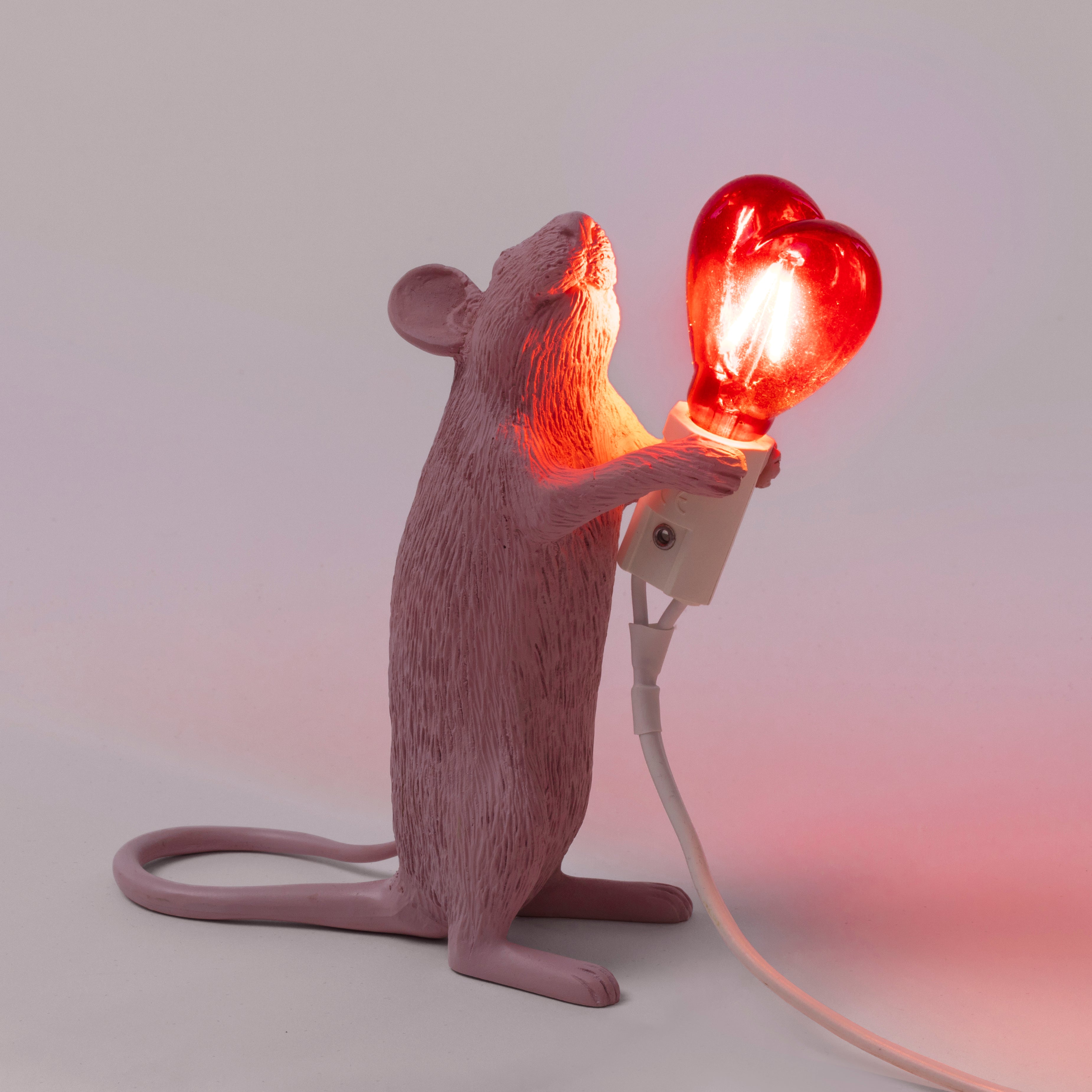 Seletti Mouse Lamp Lampada in resina - topolino in piedi