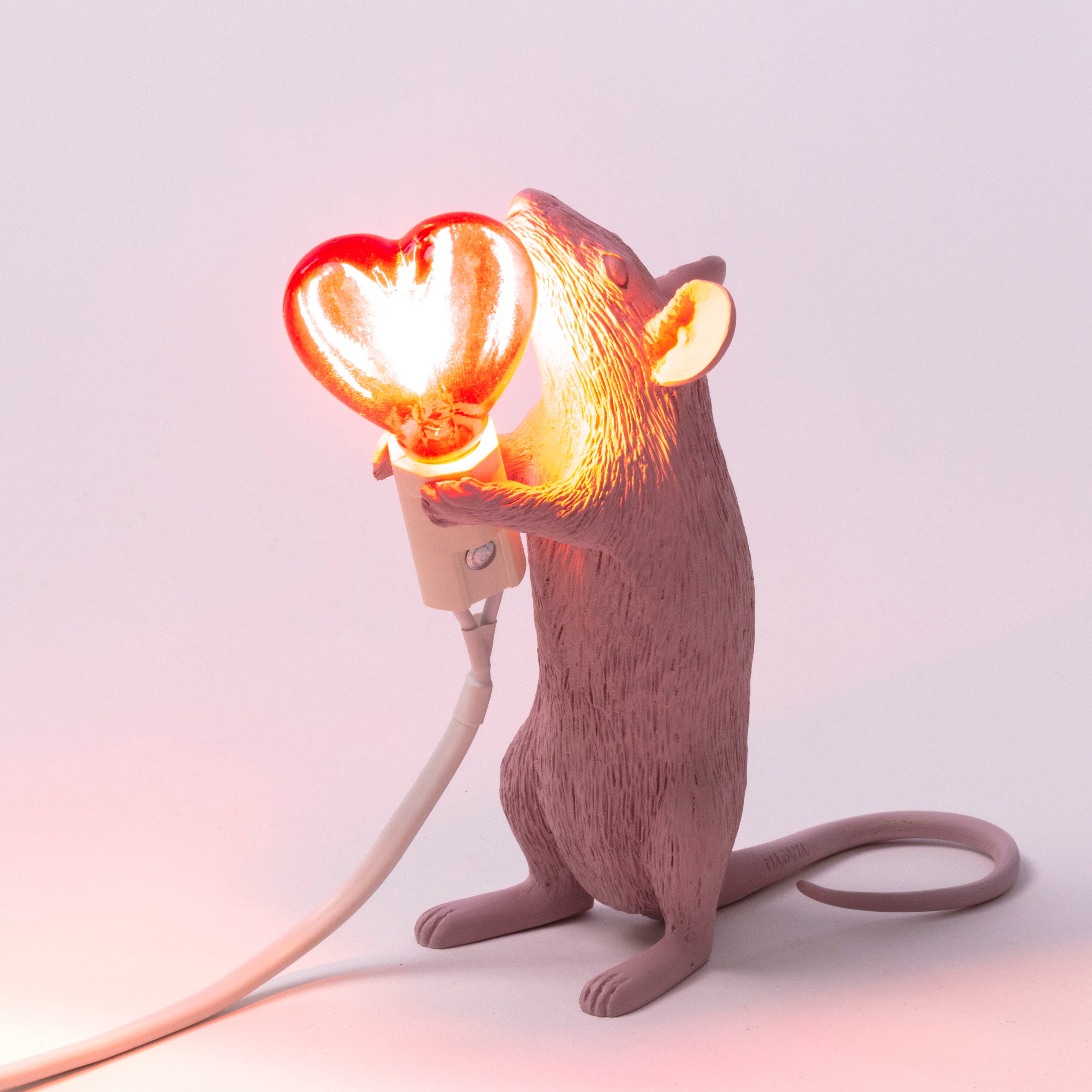 Seletti Mouse Lamp Harzlampe - stehende Maus