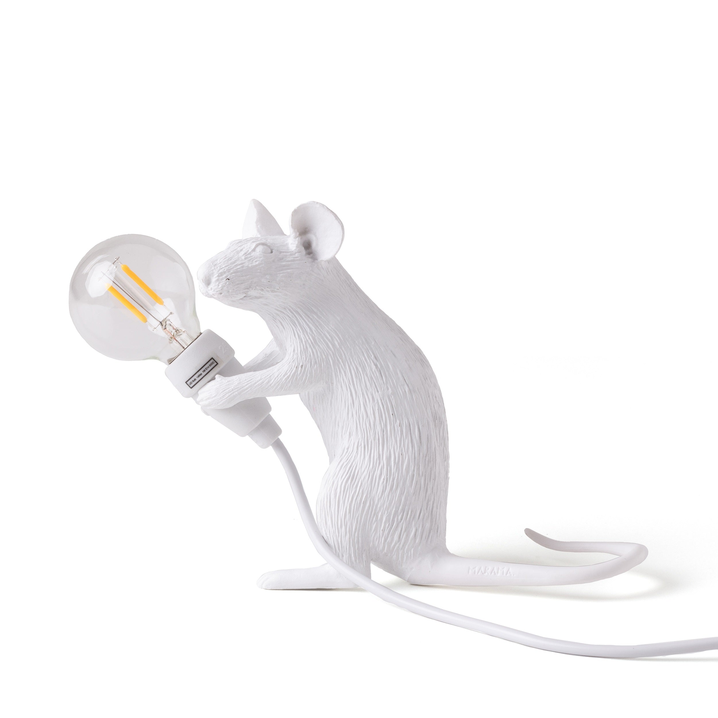 Seletti Mouse Lamp Harzlampe - sitzende Maus