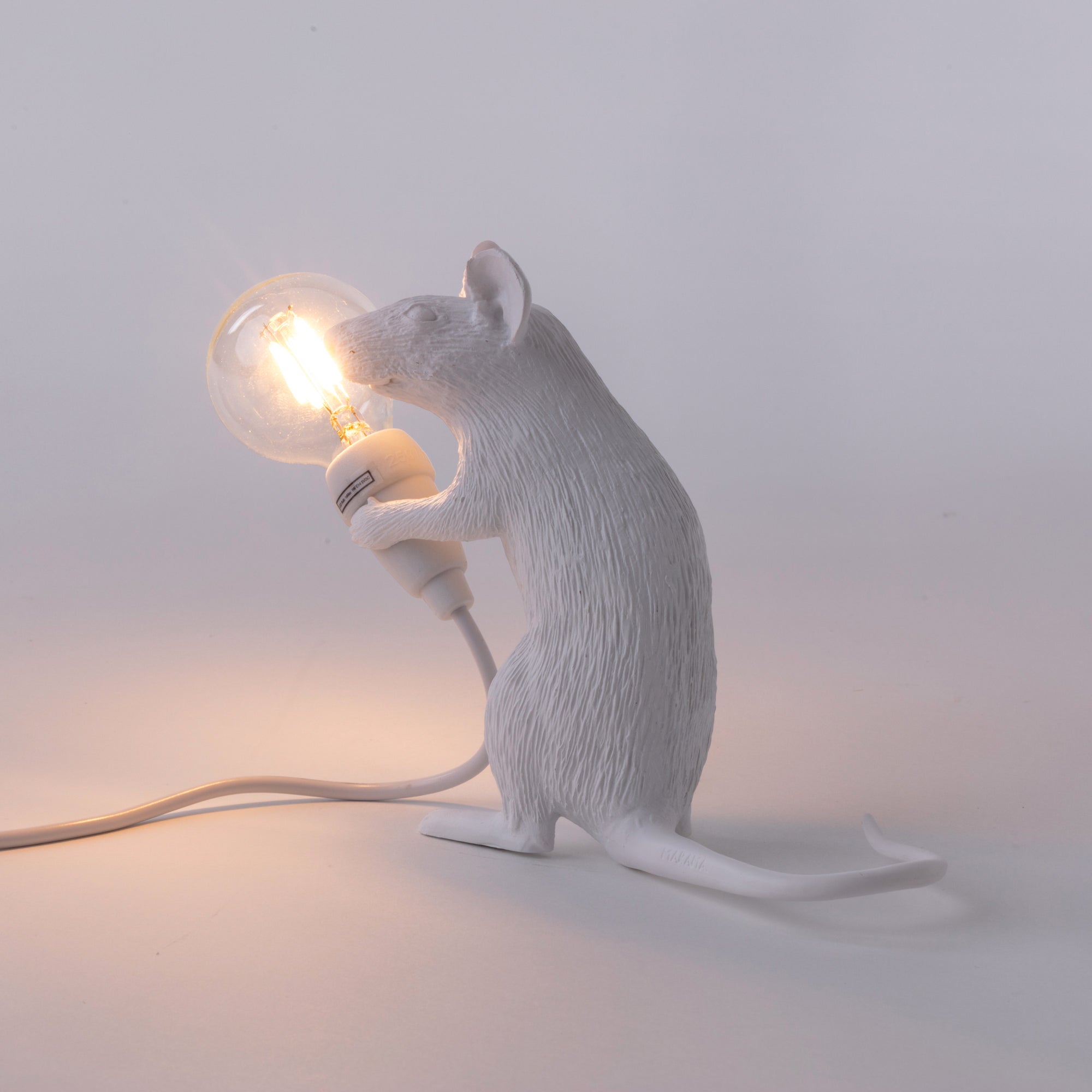 Seletti Mouse Lamp Harzlampe - sitzende Maus