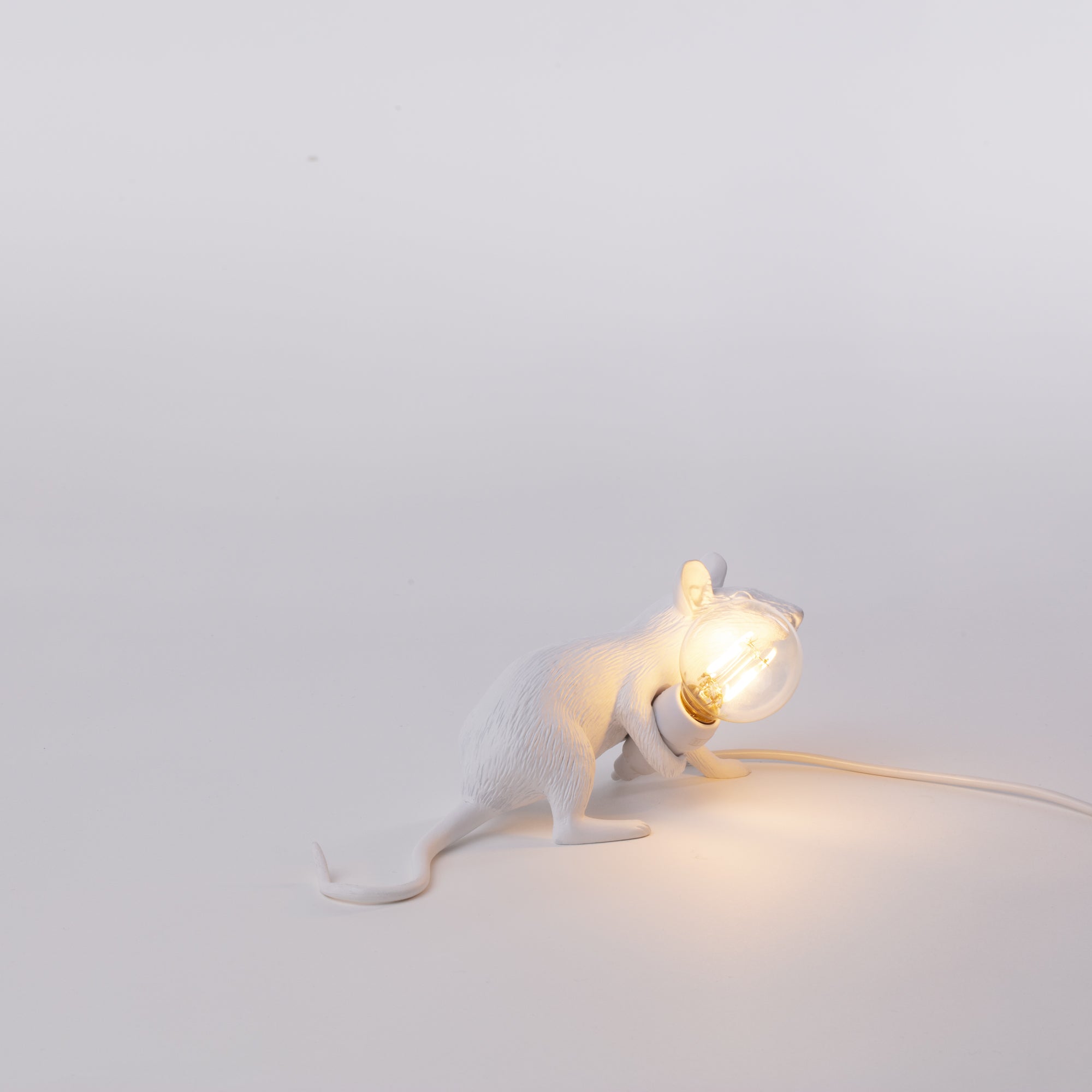 Seletti Mouse Lamp Harzlampe - liegende Maus