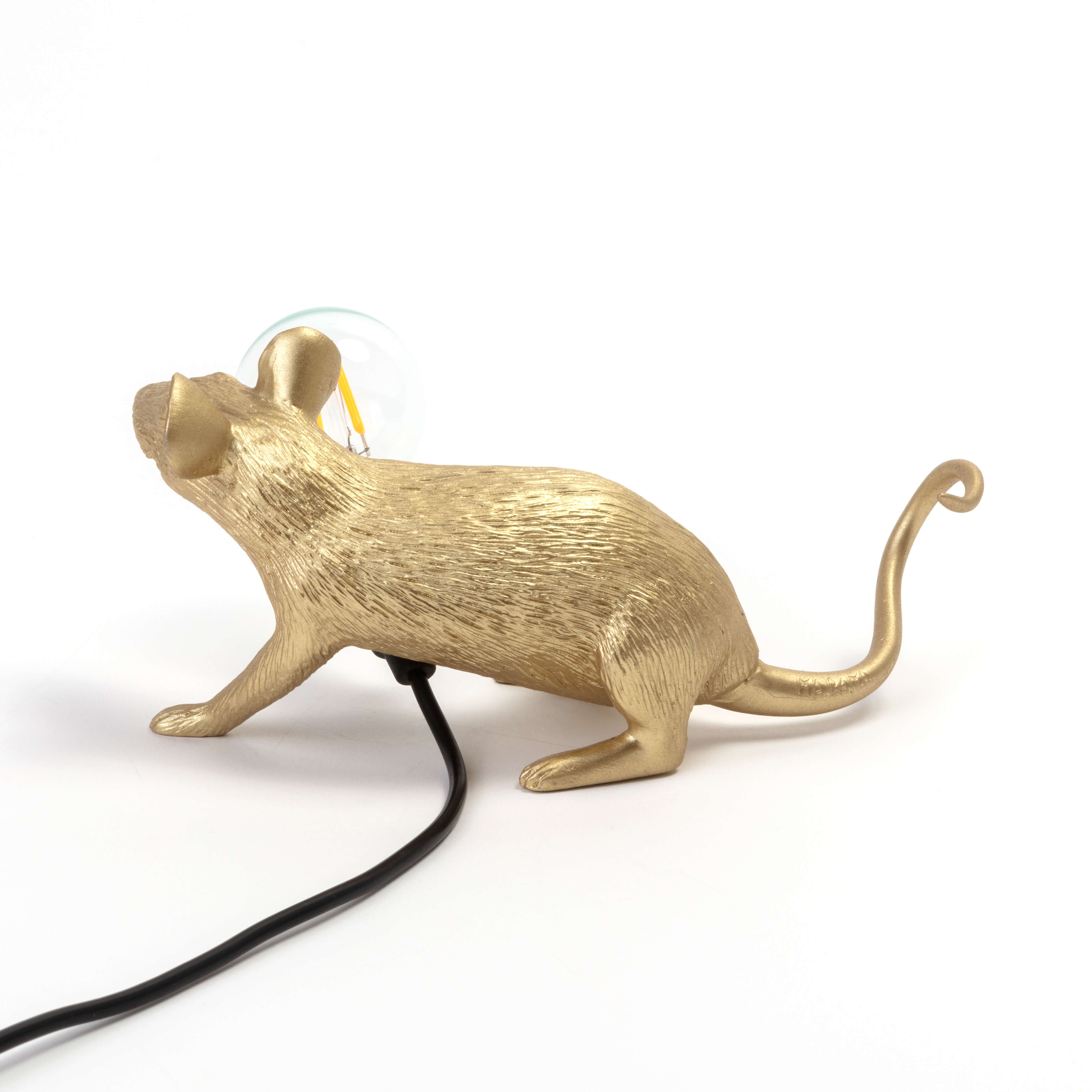 Seletti Mouse Lamp Lampada in resina - topolino sdraiato