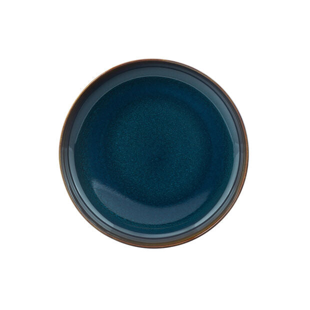 Like. By Villeroy &amp; Boch Like Crafted Denim Set 6 Deep Plates, blue, 21.5 cm