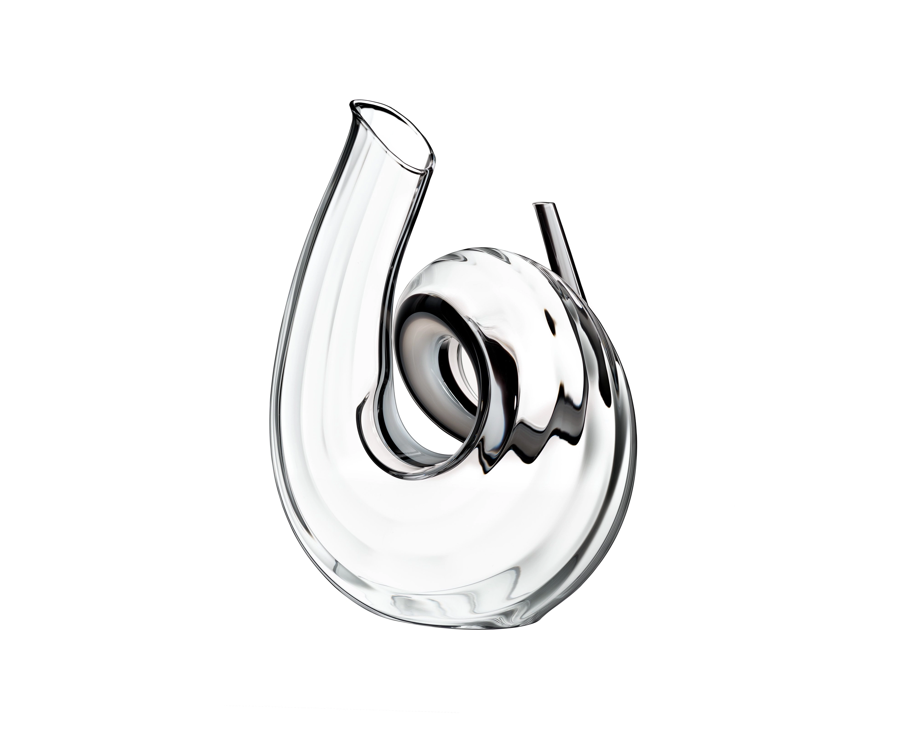 Riedel Decanter Curly Clear, Black