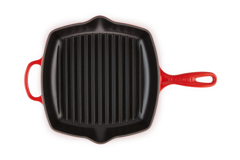 Le Creuset Evolution Square Skillet Grill in Vitrified Cast Iron, 26 cm