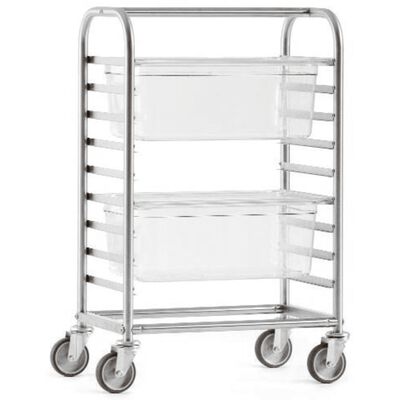 Paderno Gastronorm Trolley For 9 Trays