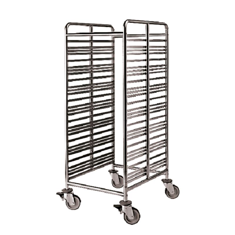 Paderno Gastronom trolley for 28 trays