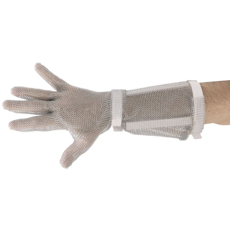 Paderno Langer Handschuh mit Kettenhemd S-Nylonband
