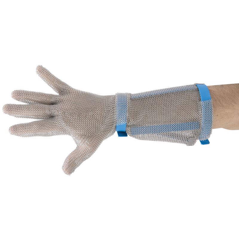 Paderno Langer Handschuh mit Kettenhemd L-Nylonband