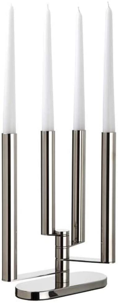Sambonet Domus Candlestick 4 lights Silvered stainless steel