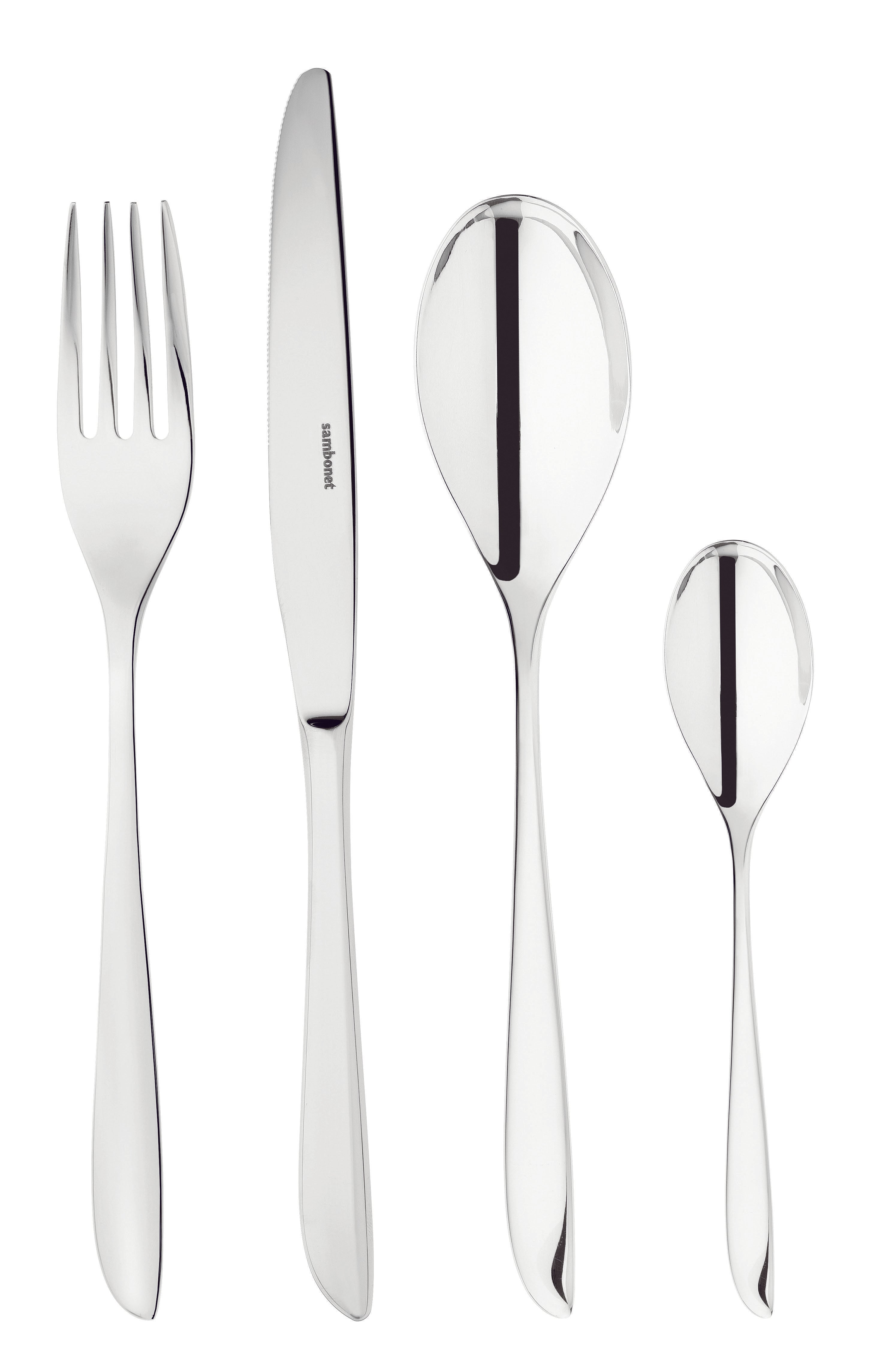 Sambonet Leaf Cutlery Set 24 pieces Stainless steel