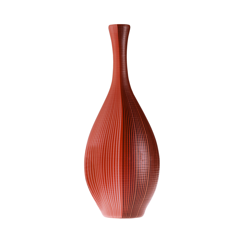 Venini Coral Wrought Fabric Vase
