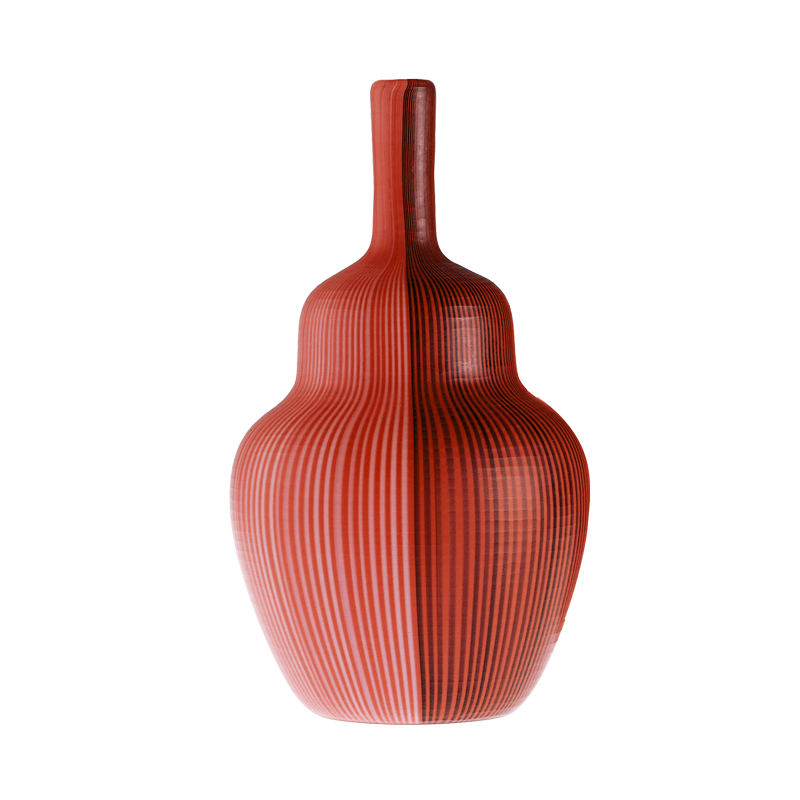 Venini Coral Wrought Fabric Vase