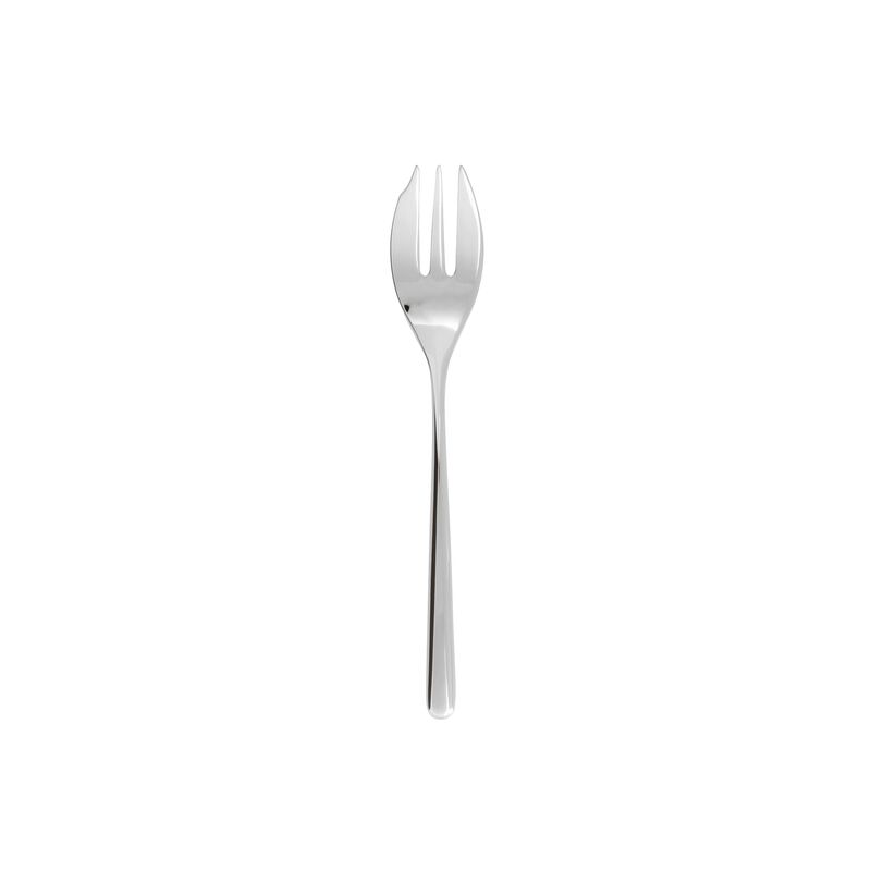 Sambonet Linear Set of 6 dessert forks in stainless steel for 6 people