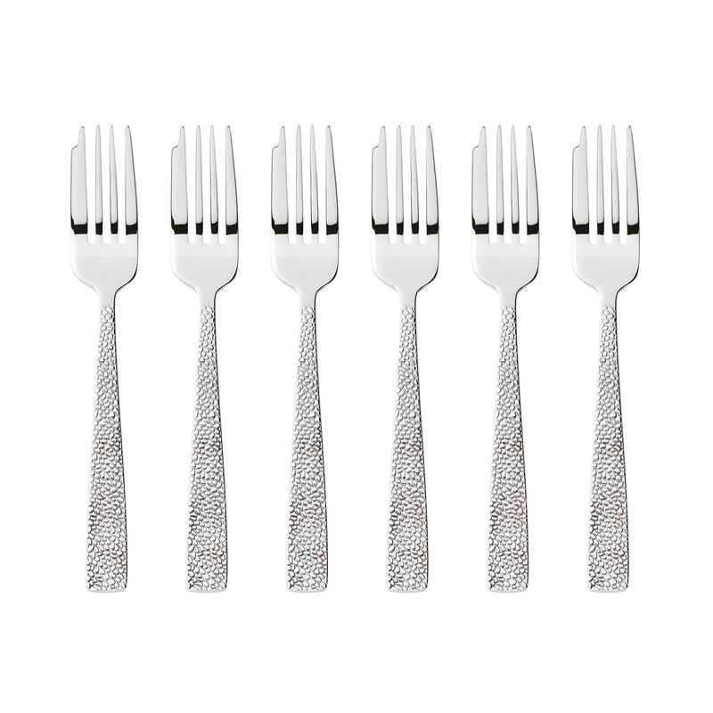 Sambonet Siena Set of 6 Dessert Forks in Stainless Steel