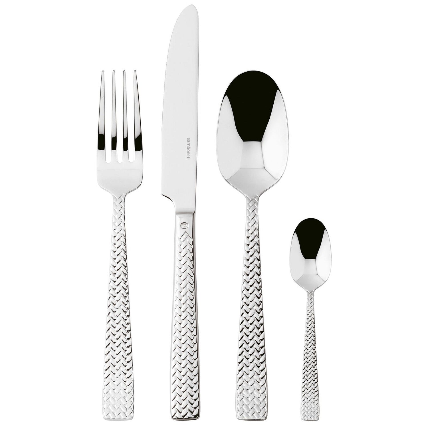 Sambonet Cortina 24-piece cutlery set in stainless steel