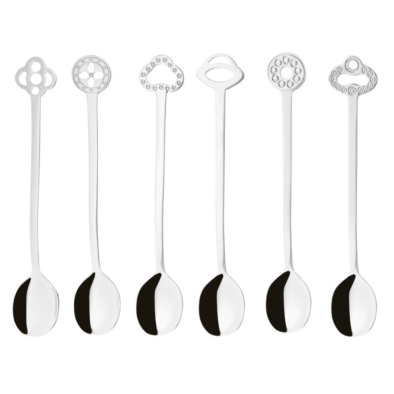Sambonet Party Oriental Set 6 stainless steel spoons