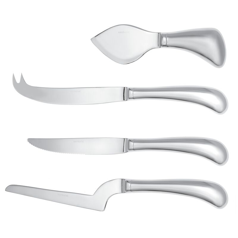 Sambonet Living Stainless Steel Cutlery Set for Cheese 4 Pieces