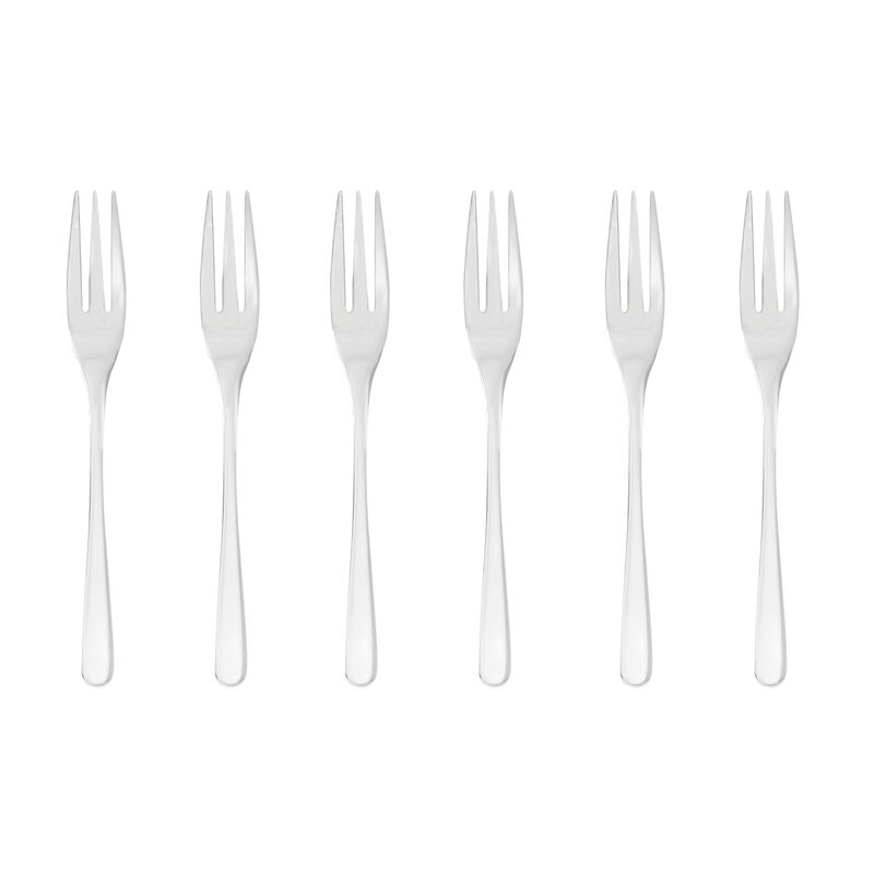 Sambonet Taste Set of 6 dessert forks in stainless steel for 6 people