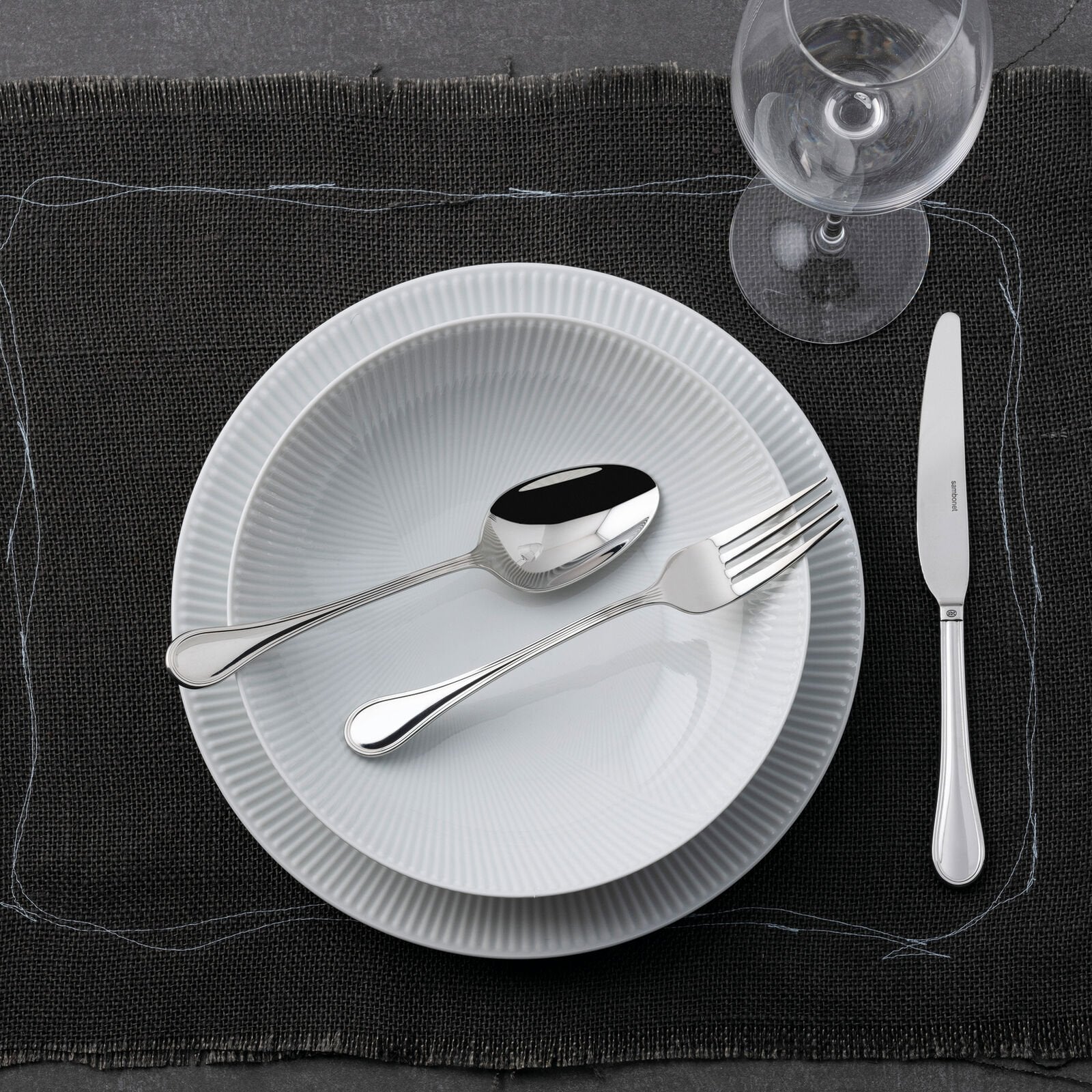 Sambonet Royal 24-piece cutlery set in stainless steel