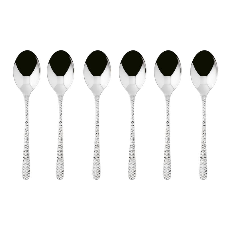 Sambonet Venezia Set of 6 Moka Spoons in Stainless Steel