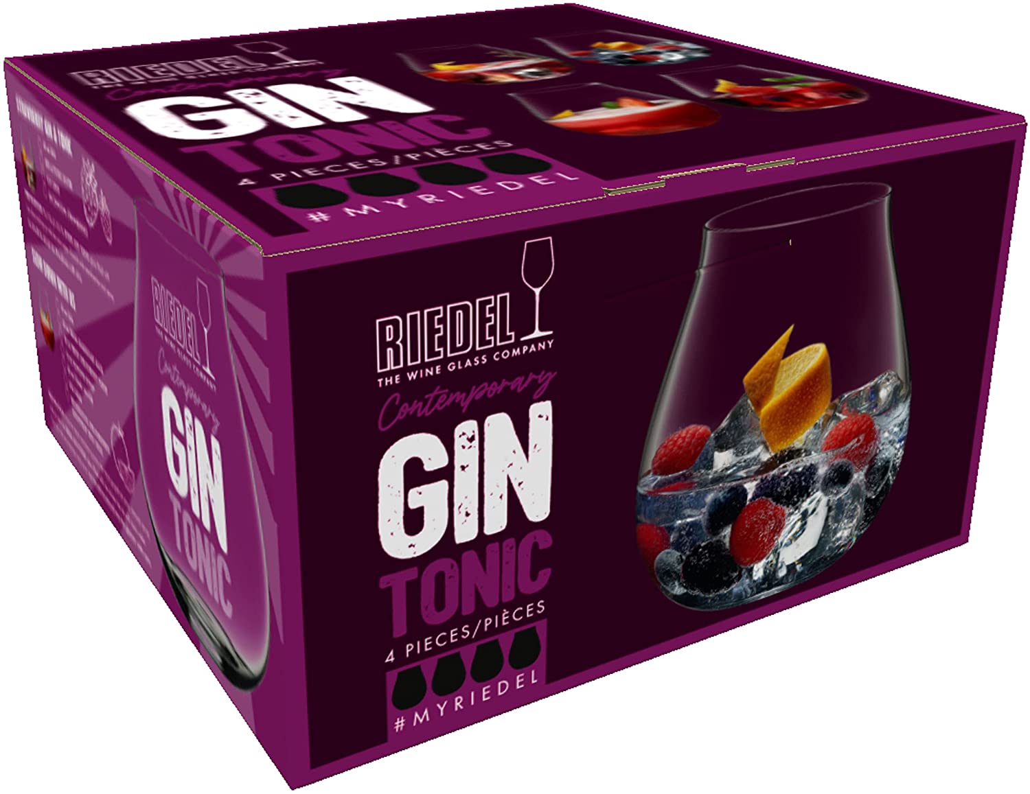 Riedel Gin Set Comntemporary, Set 4 bicchieri Gin