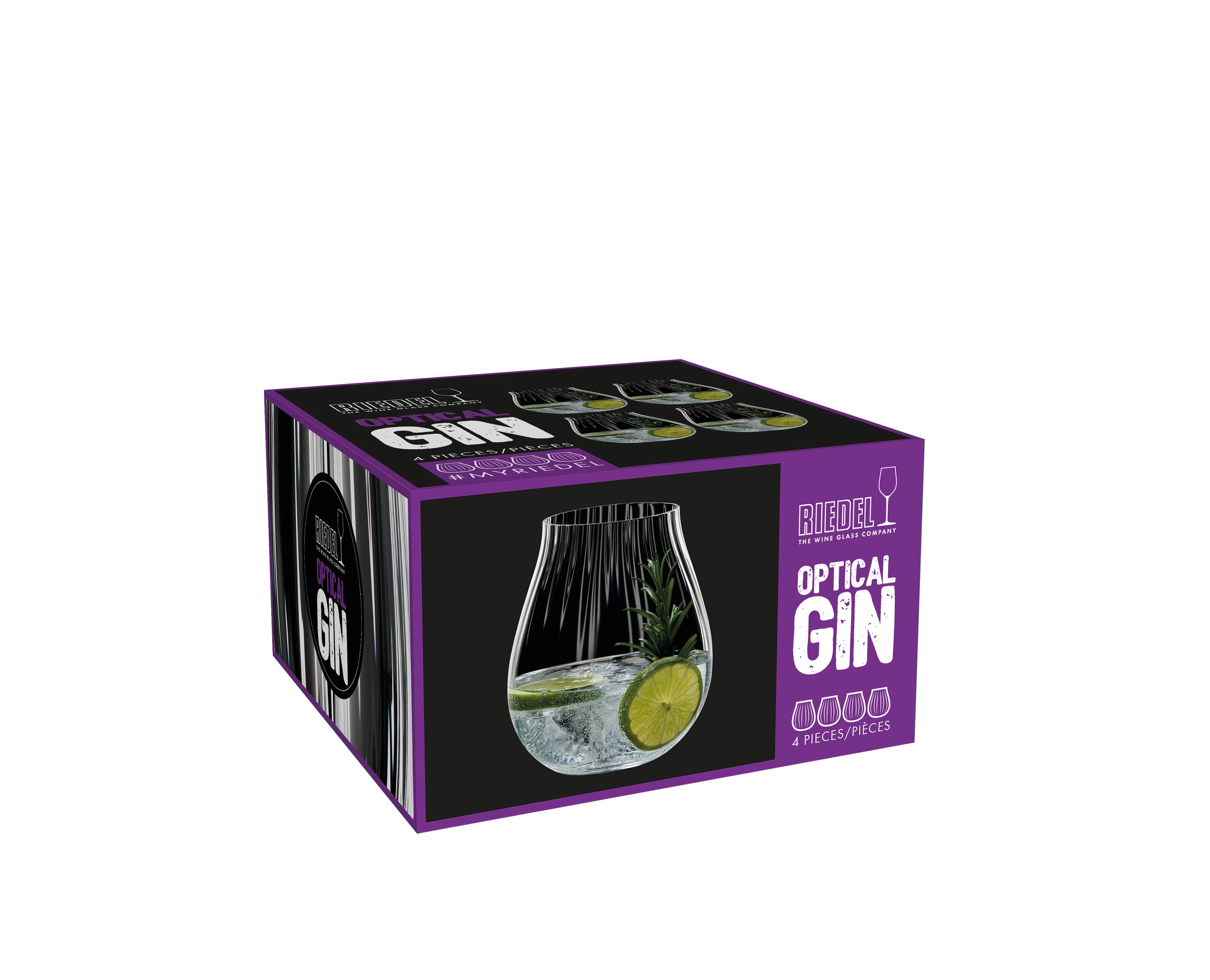 Riedel Gin set optical, Set of 4 pieces
