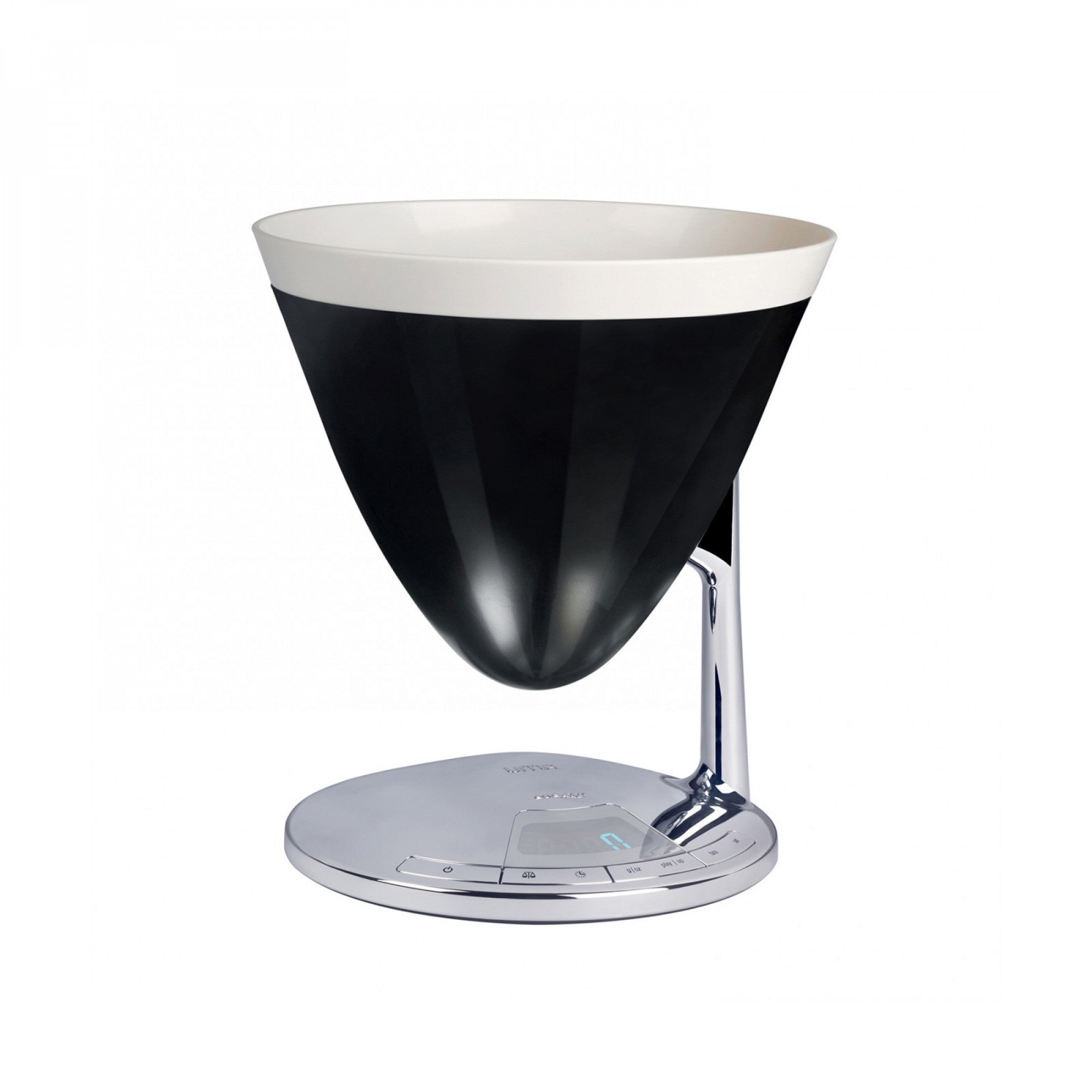 BUGATTI, Uma, Digital Kitchen Scale with Timer, Electronic Display, Removable Food Weighing Bowl, Maximum Capacity 3kg, Elegant Design
